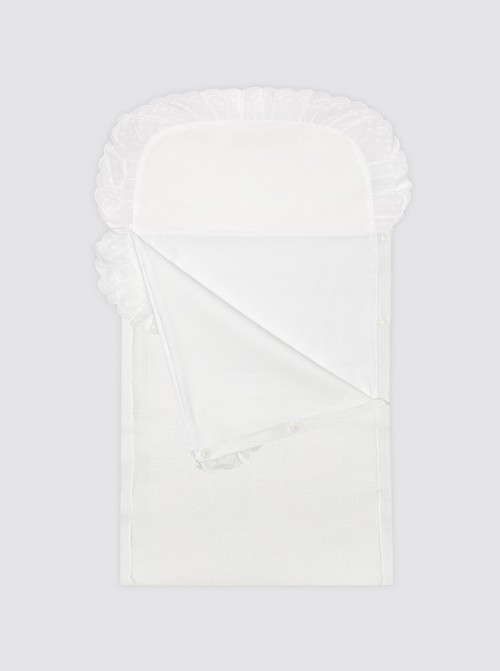 Saco de algodón con sábana blanco