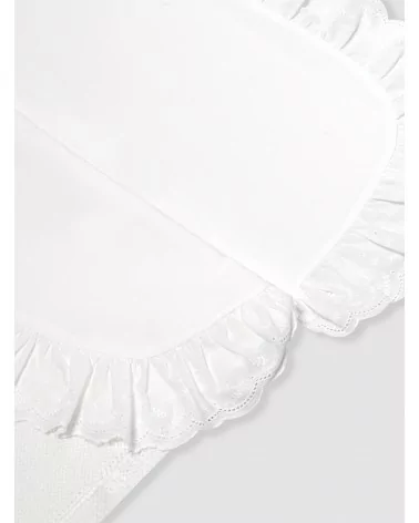 Saco de algodón con sábana blanco